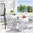 Outdoor Metal S/2 End Table-424050640