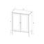Armoire de rangement avec portes en verre Eddison-94748301
