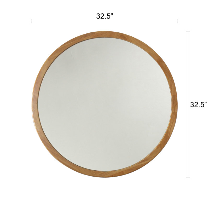 Miroir de salle de bain Able, 32,48 po x 32,48 po