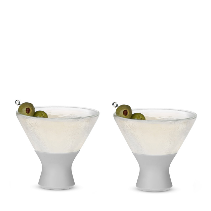 Ensemble de 2 gobelets en verre en verre Freeze
