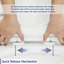 Quick-Release With Soft-Close Enlongated-Front Toilet Seat