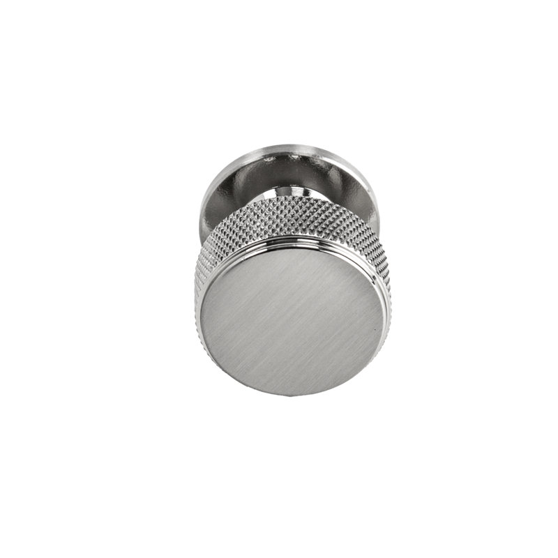 Boutons ronds Zenith (ensemble de 10), Nickel brossé