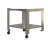 WPPO LLC Karma 42'' W x 39'' D Stainless Steel Utility Cart