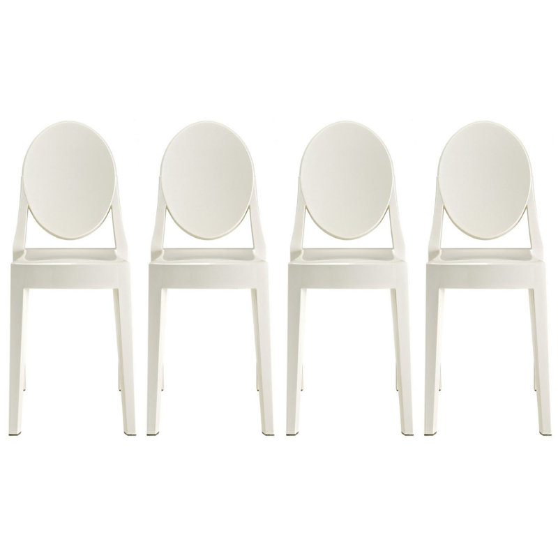 Chaise d'appoint Furness, blanc