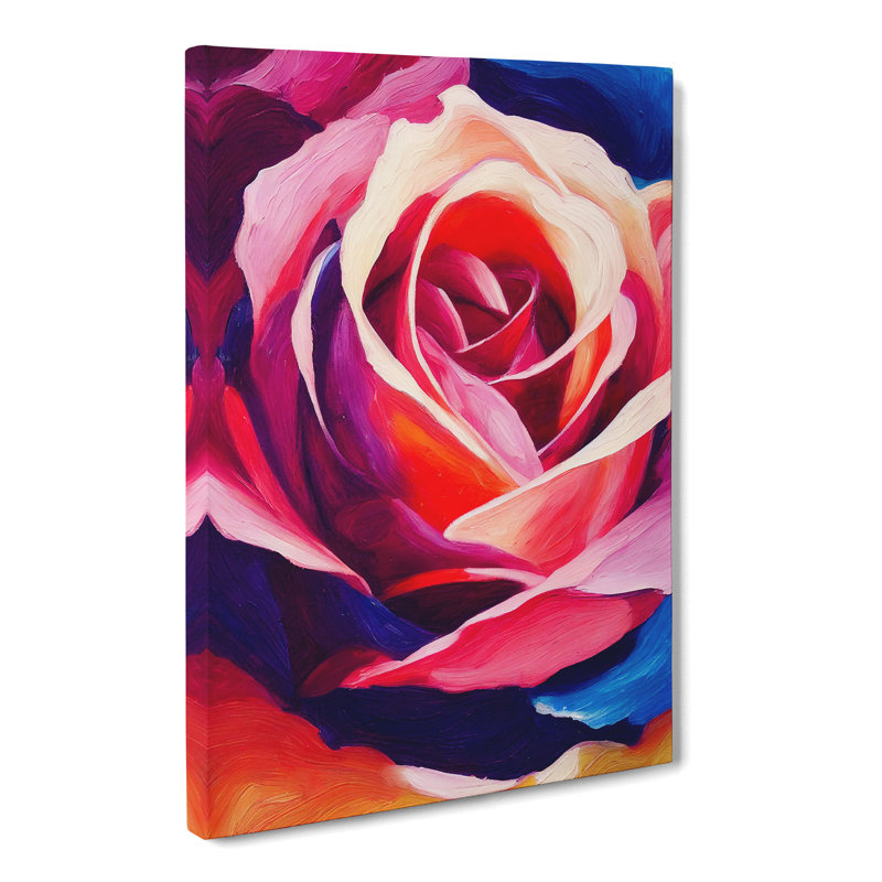 Bellburns Rose Flower Vol.4 - Wrapped Canvas, 50cm H x 35cm W x 3cm D
