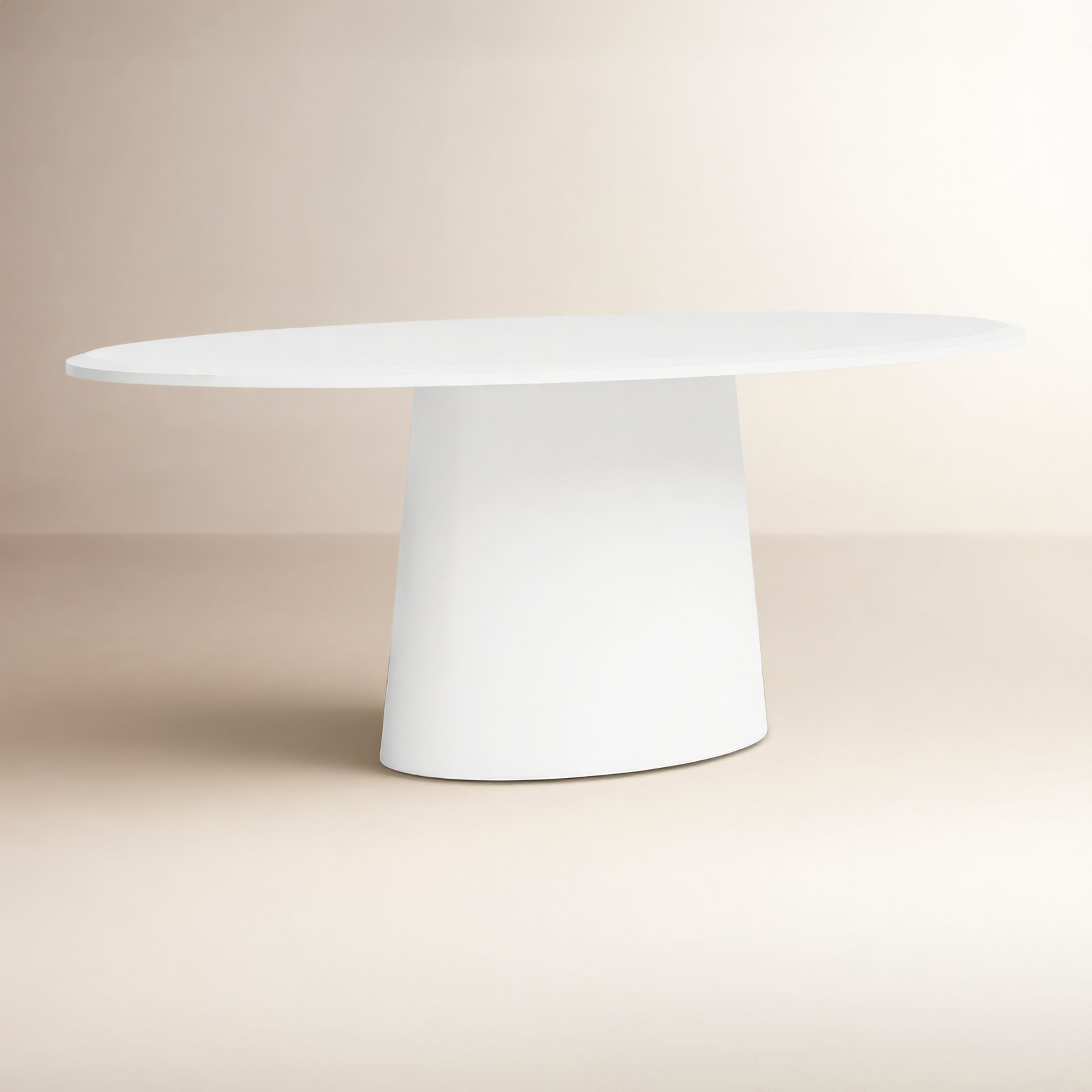 Adara 79" Dining Table, Matte White