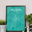 Atlanta City Map - No Frame Print-2039391976
