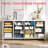 Modern 63" White Dresser TV Stand with 14 Drawers & Power Outlets Long Entryway Storage Cabinet for  TVs-1533830639