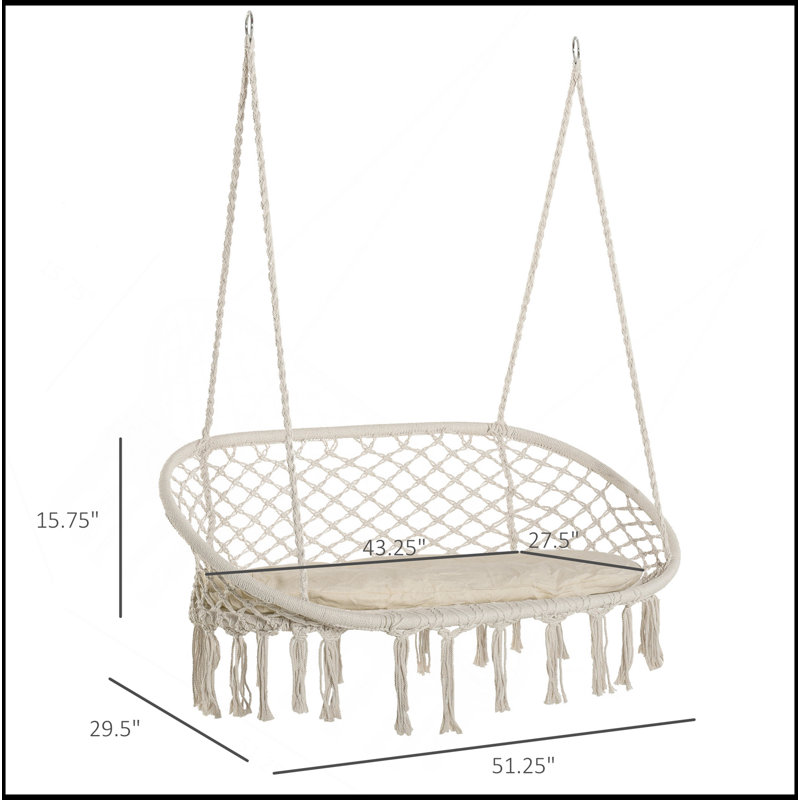 Charming Two-Person Hammock Chair For Relaxation And Decoration