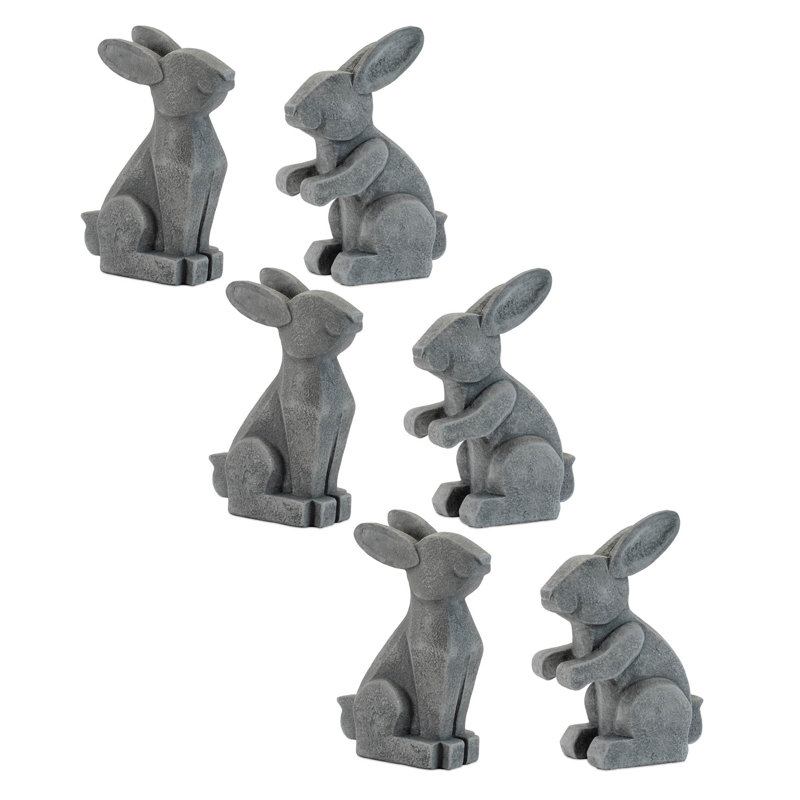 Figurine moderne de lapin assis