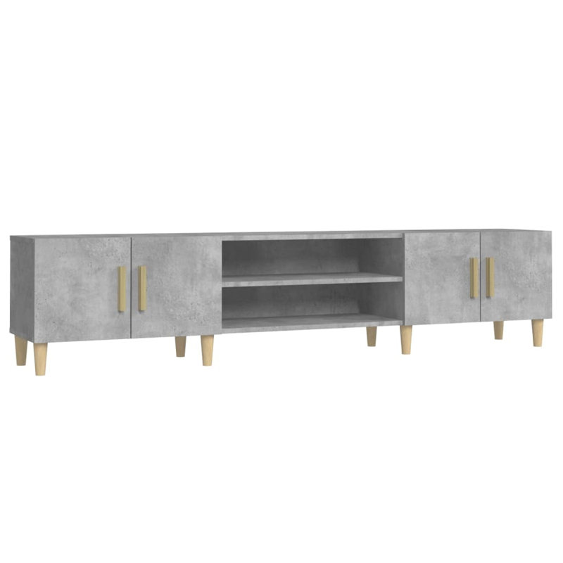 Kyeisha TV Cabinet 180x31.5x40 cm Engineered Wood, Concrete Grey