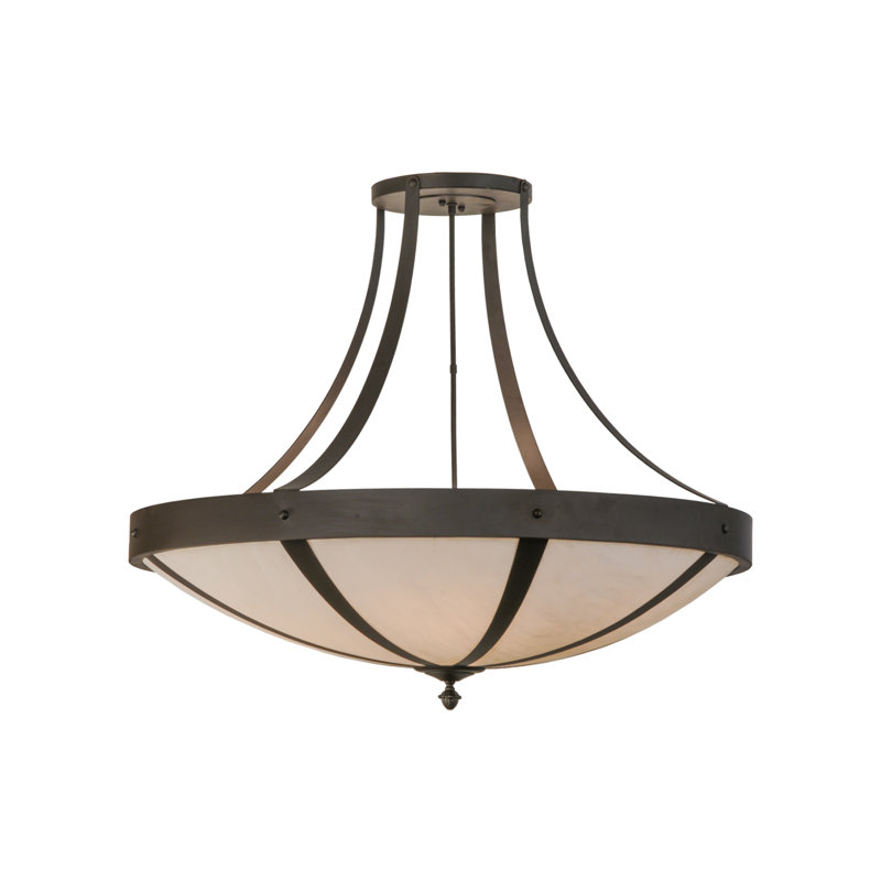 Urban Spoked 6 - Light Semi Flush Mount