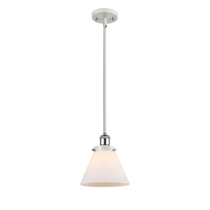 Luminaire suspendu conique à 1 lumière