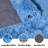 Solid Rug Soft Fluffy Mist Blue Indoor Area Rug for Living Room Bedroom Nursery Kids Room-1642036267