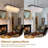 Gennep 6 - Light Unique Rectangle Chandelier with Seashell Accents