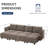 Zendajas 8 - Piece Upholstered Modular Sectional Sofa with Storage Ottoman-873843740