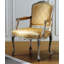 Solid Wood Arm Chair in Gold