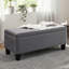 Pearl Upholstered Ottoman Storage Bench-113911365