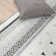 Alfa Rich Sheene Geometric Gray & Cream Washable Woven Cotton Area Rugs for Living Room Bedroom