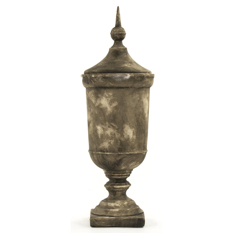 Finial Floor Vase, 34" H x 11.25" W x 11.25" D