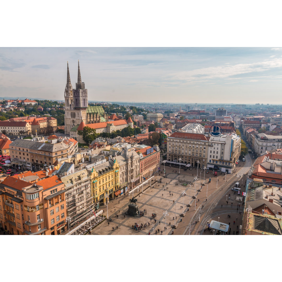 Stadt Zagreb - Leinwandbild