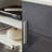Floating TV Stand Wall Mounted with 16 Color LEDs, Large Storage, and Strong Load Capacity for Modern Living-602450639
