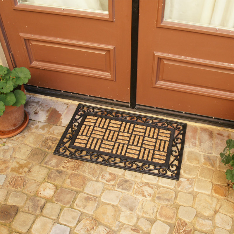 Stanaford Non-Slip Geometric Doormat