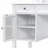 Vanity Desk with Flip-Top Mirror, Dressing Table Set with Drawer & Cabinet