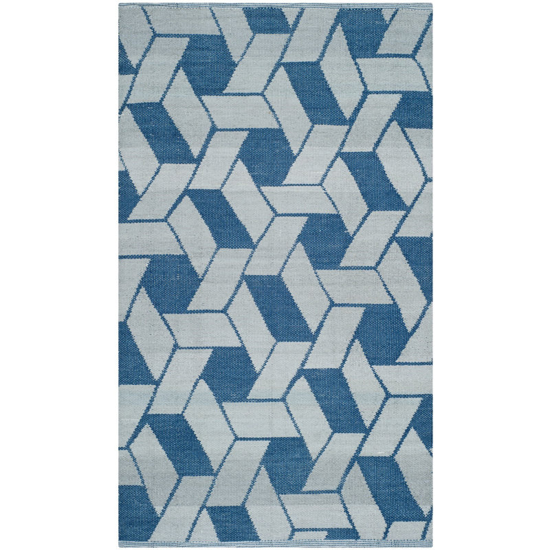 Durhurst Assorted Hand Woven Performance Geometric Rug, Rectangle 3' x 5'