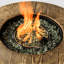 Table de feu au propane de 30 pouces avec plateau de table, chaleur de 40 000 BTU, fabrication, housse de pluie et pierres de lave pour une détente en plein air, profondeur du bol de 2,2 pouces,