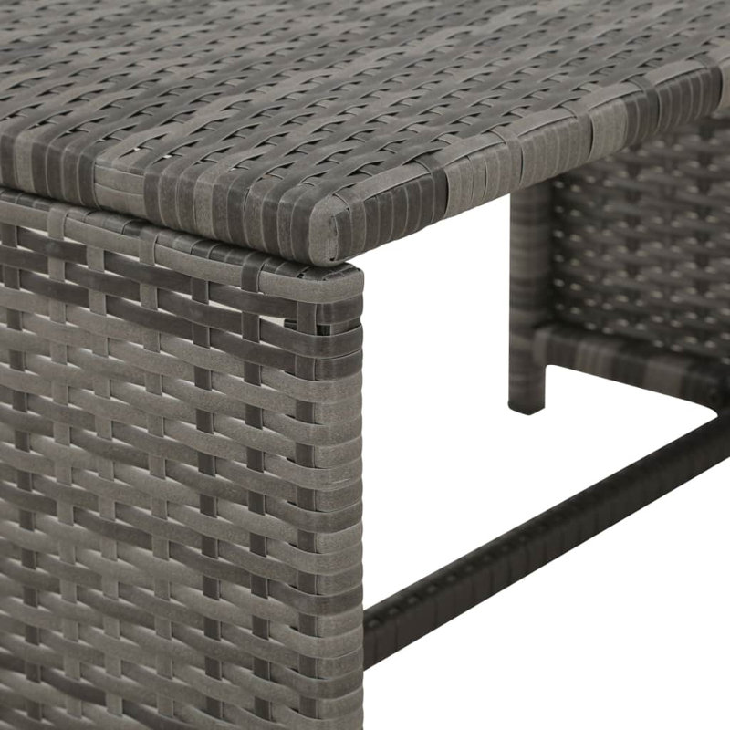 Athlone 4 Piece Deep seating with Cushions, Gray