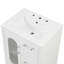 Meuble-lavabo sur pied simple 24 po avec plateau en céramique Suruchi