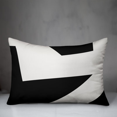  Geometric Polyester Indoor/Outdoor Throw Pillow