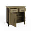 San Diego 2 Door 2 Drawer Small Sideboard Buffet. Solid Pine. Metal Reinforced Frame