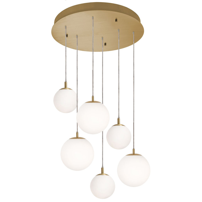 Luminaire suspendu hexagonal Altia, Blanc