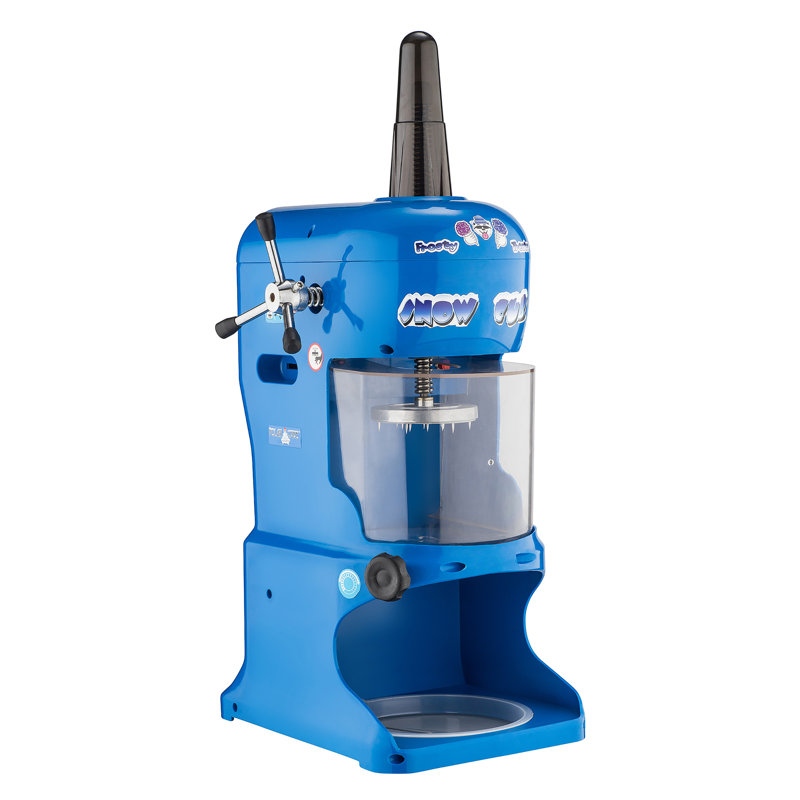 Electric Shaved Ice Machine and Snow Cone Maker with Adjustable Blades for Parties and Events