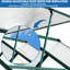 Serre toute saison 6 pi x 12 pi - Polycarbonate avec cadre et base galvanisée bloquant le drainage-131471136