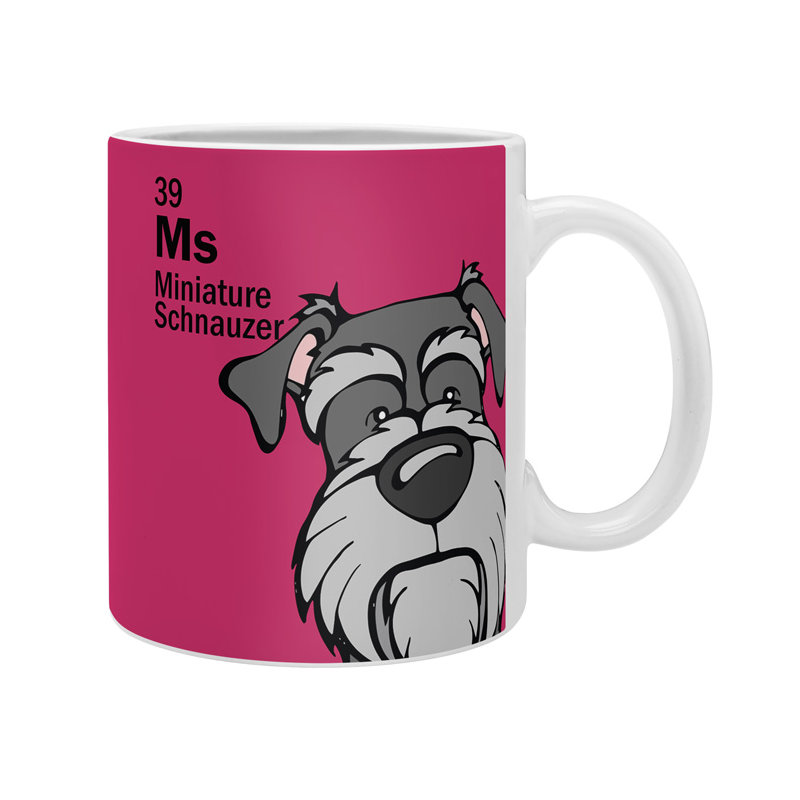 Grande tasse à café miniature schnauzer 39
