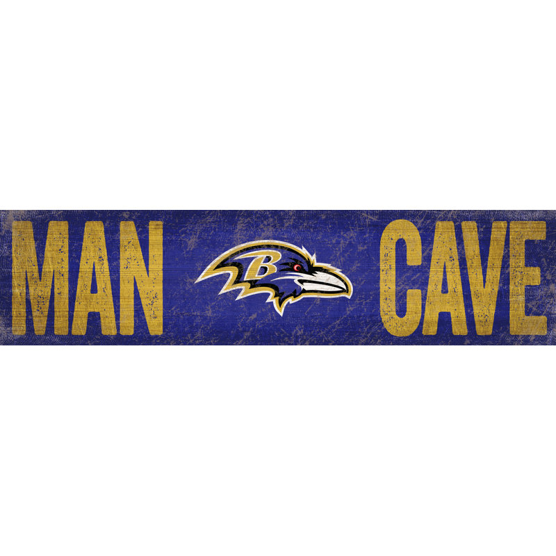 Wall Decor on Wood, Baltimore Ravens