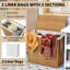Plastic Rolling Laundry Hamper with Handles