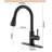 Single Level Stainless Steel Kitchen Sink Faucets with Pull Down Sprayer