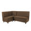 Ensemble 3 pièces de sièges modulaires en L Kid Comfort - chocolat-124164517