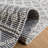 Natura Hand Loomed Wool/Cotton Geometric Rug in Gray/Ivory-1141027609