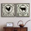 " Berkshire Rooster " 2 - Pieces-296871884-296871856
