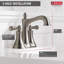 Rila Centerset Bathroom Faucet with Drain Assembly