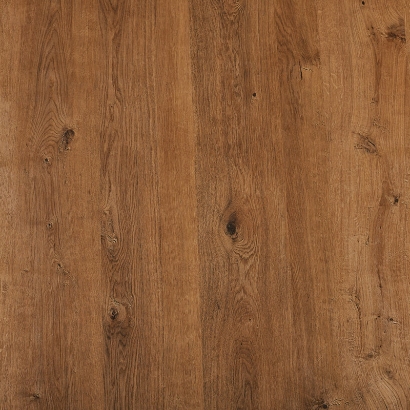 Table d'appoint ronde en métal et bois Swensen