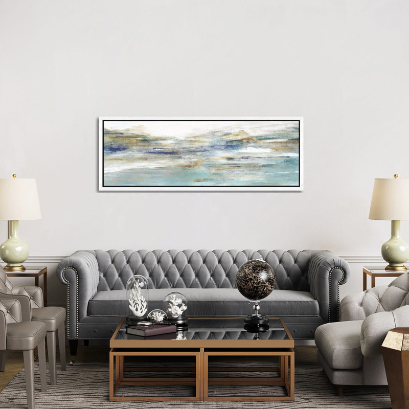 Upon A Clear III by Isabelle Z - Panoramic Print on Canvas, White Framed, 152.4 cm H x 50.8 cm W