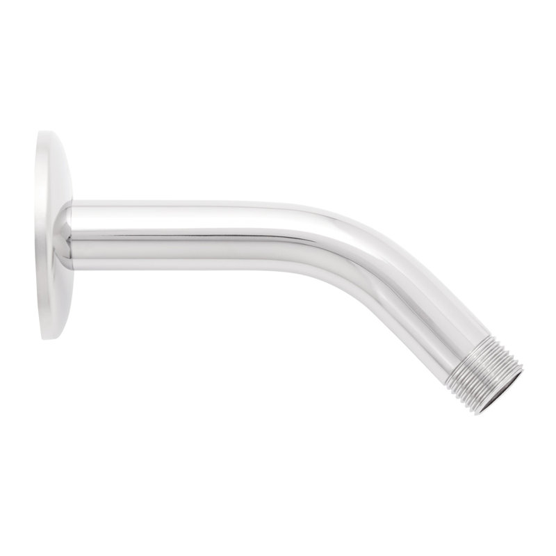 Bras de douche standard 6 po, Chrome