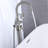 Freestanding Tub Filler Bathtub Faucet Brushed Nickel with Hand Held Shower Floor-Mount-129764436