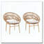 Chaise de salle à manger d'extérieur en osier de style papasan-1767602671